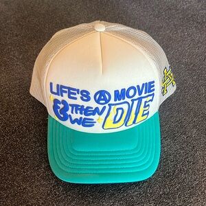 Almost Someday Life’s A Movie Then You Die Trucker Hat NWOT